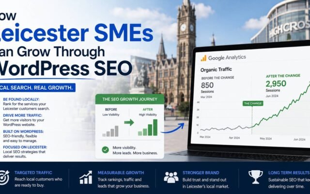 How Leicester SMEs can grow through WordPress SEO with improved local search visibility and website traffic