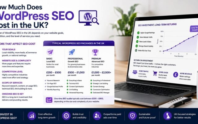 How much WordPress SEO costs in the UK for businesses looking to improve Google rankings